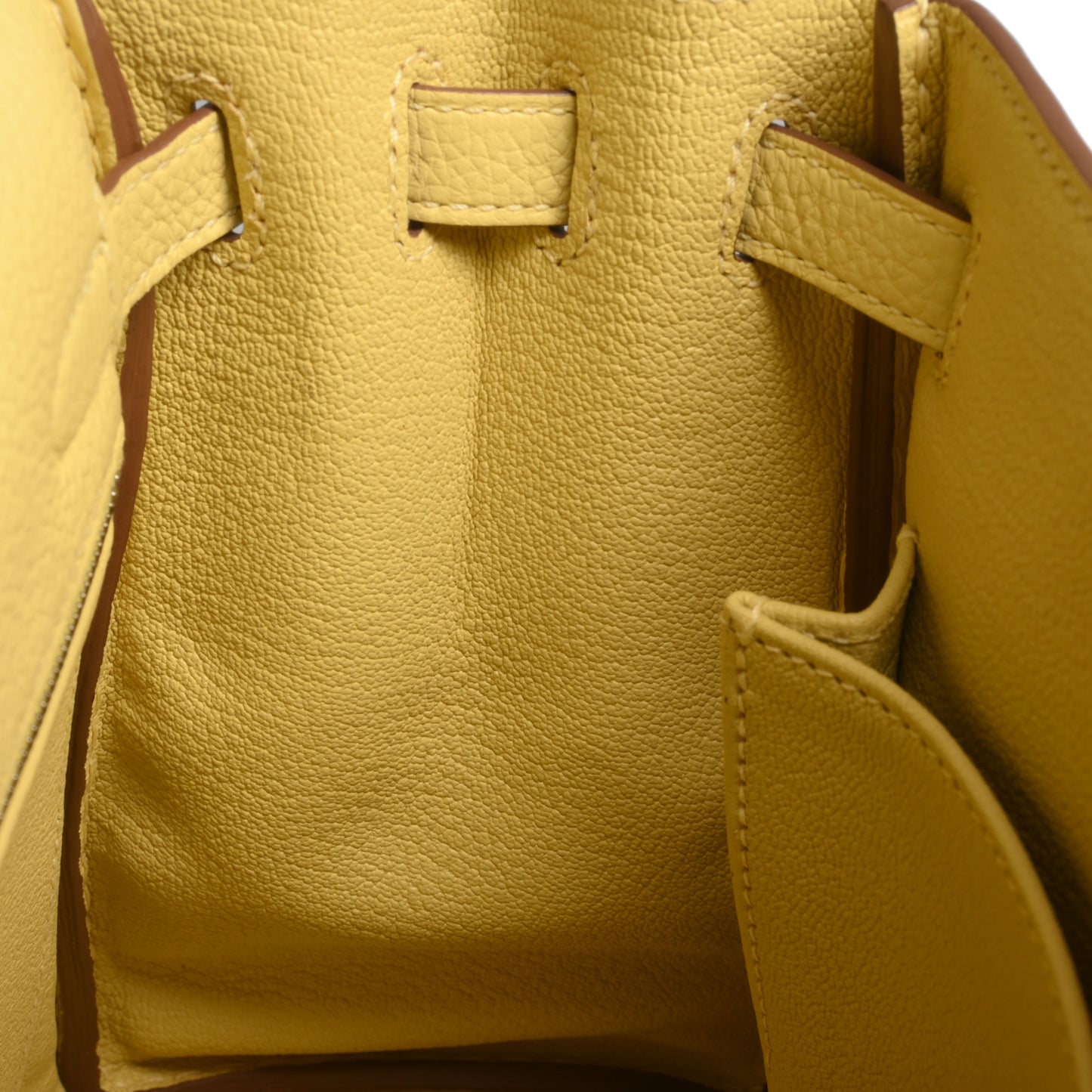 HERMES ケリー25 トゴ ジョーヌプッサン SS B刻印
