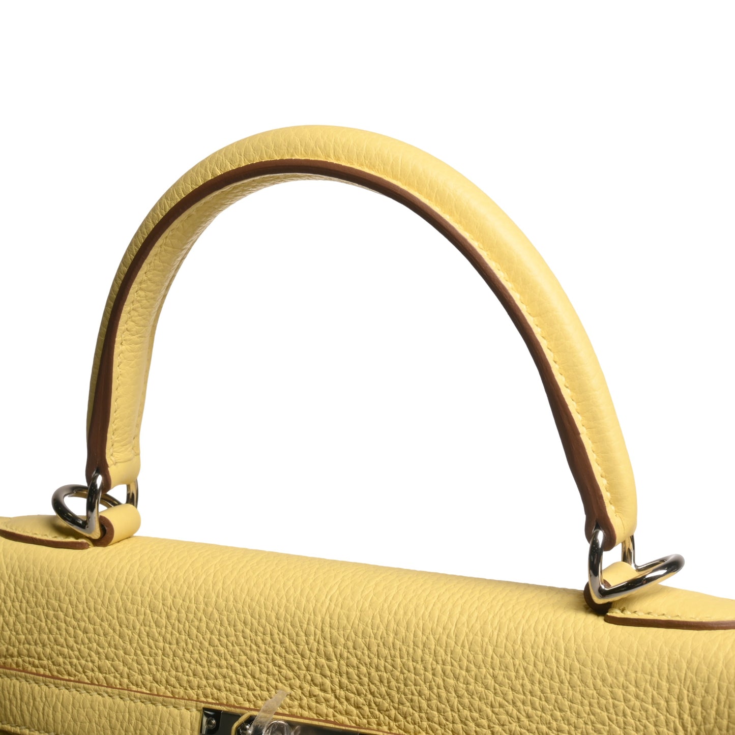 HERMES ケリー25 トゴ ジョーヌプッサン SS B刻印
