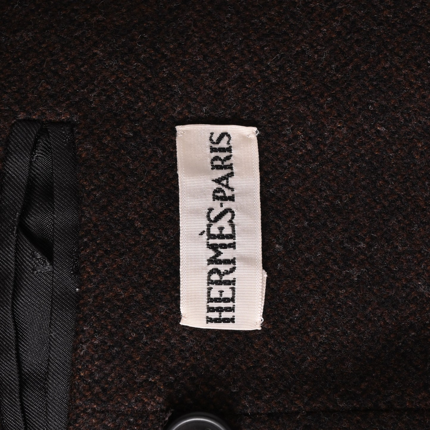 HERMES セットアップ ウール混 ブラウン 40