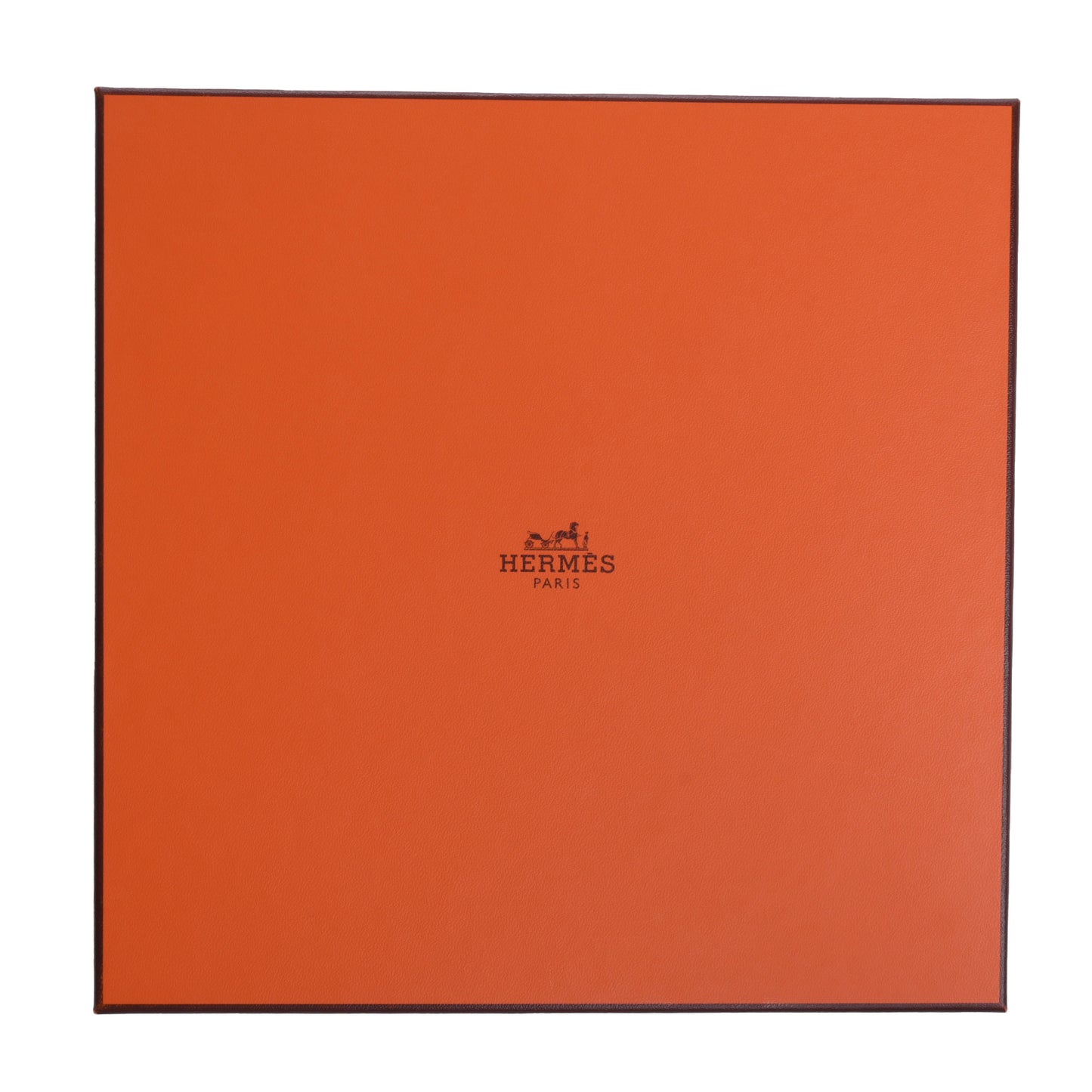 HERMES カレ90 シュヴァロスコーブ シルク オレンジ