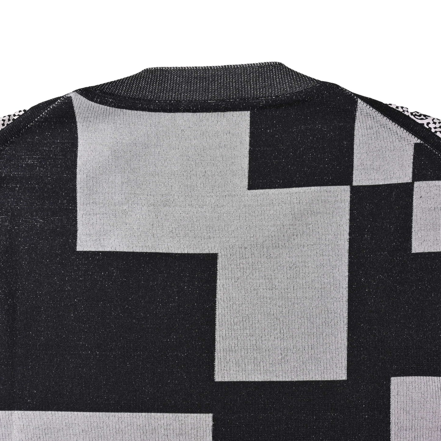 HERMES ツイルレーヌニット シルク ナイロン 黒 白 38