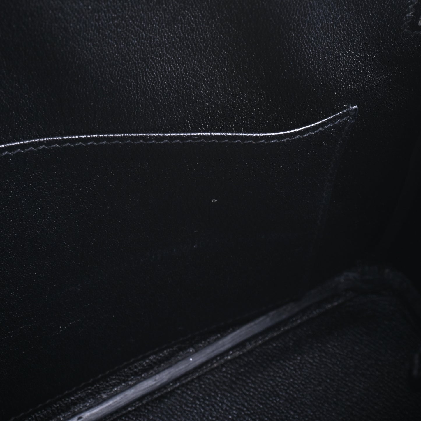 HERMES バーキン25 アリゲーターマット 黒 SS □R刻印