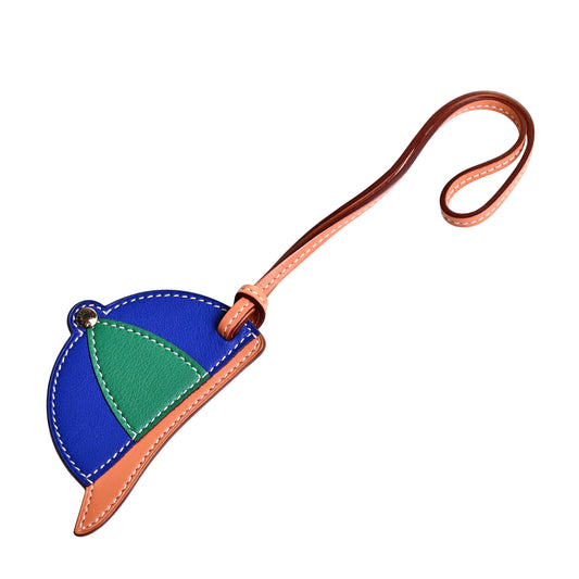 HERMES パドック ボンブ チャーム ヴォースイフト テリキュート ブルーエレクトリック