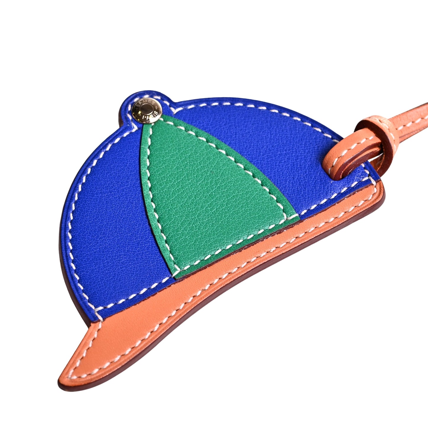 HERMES パドック ボンブ チャーム ヴォースイフト テリキュート ブルーエレクトリック