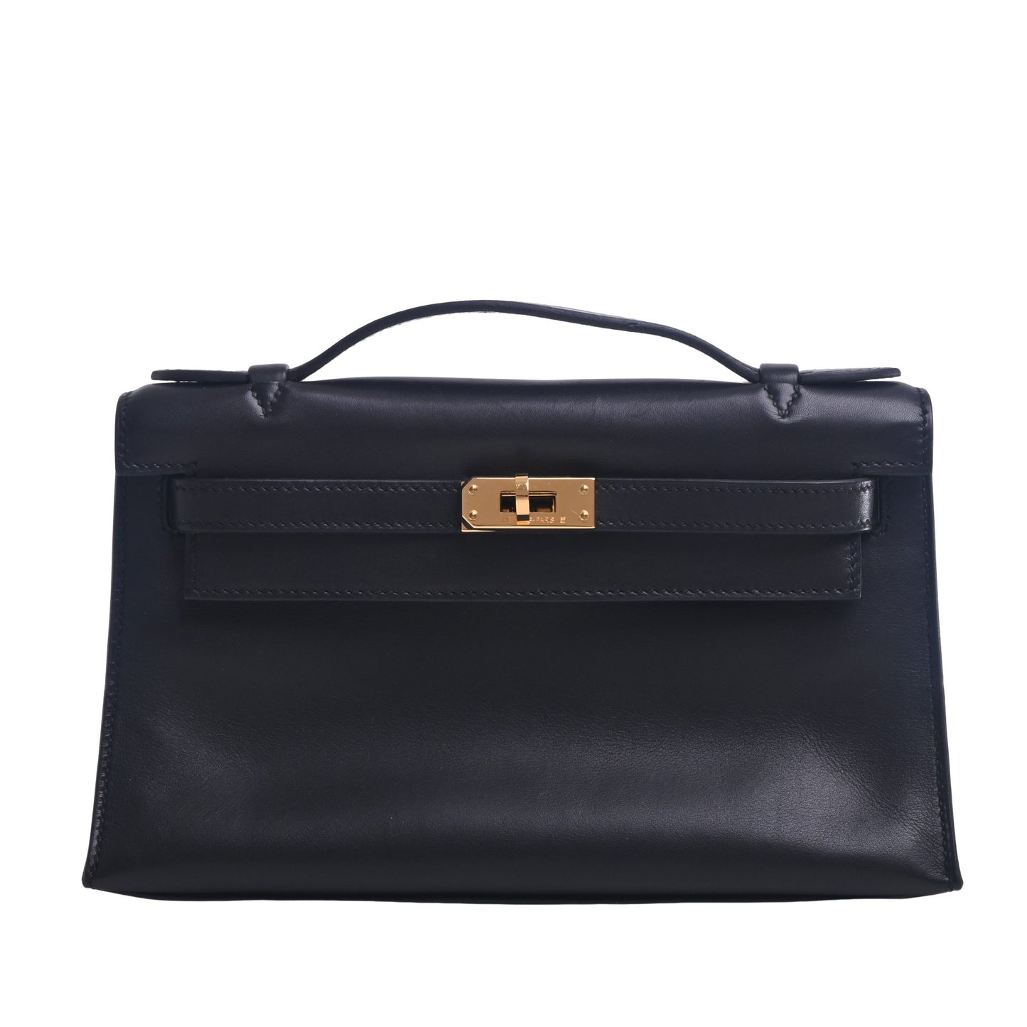 HERMES ポシェットケリー ヴォースイフト 黒 GP □J刻印