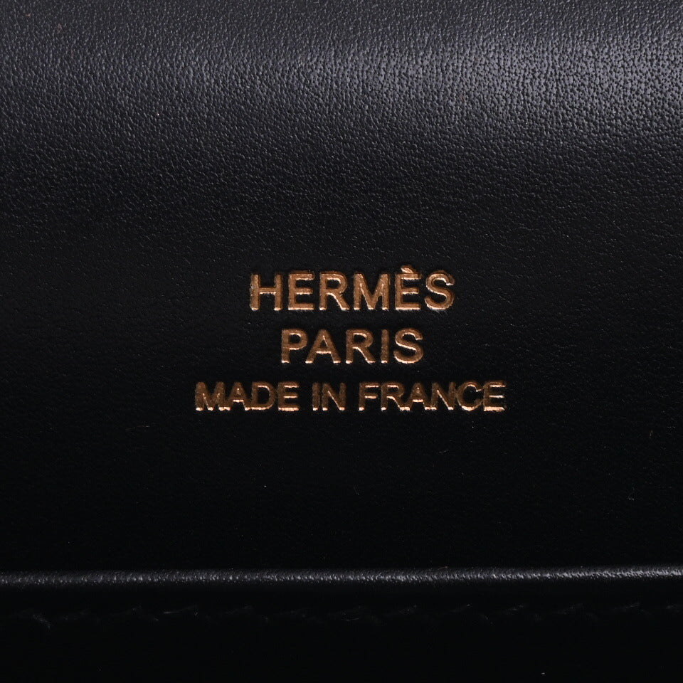 HERMES ポシェットケリー ヴォースイフト 黒 GP □J刻印
