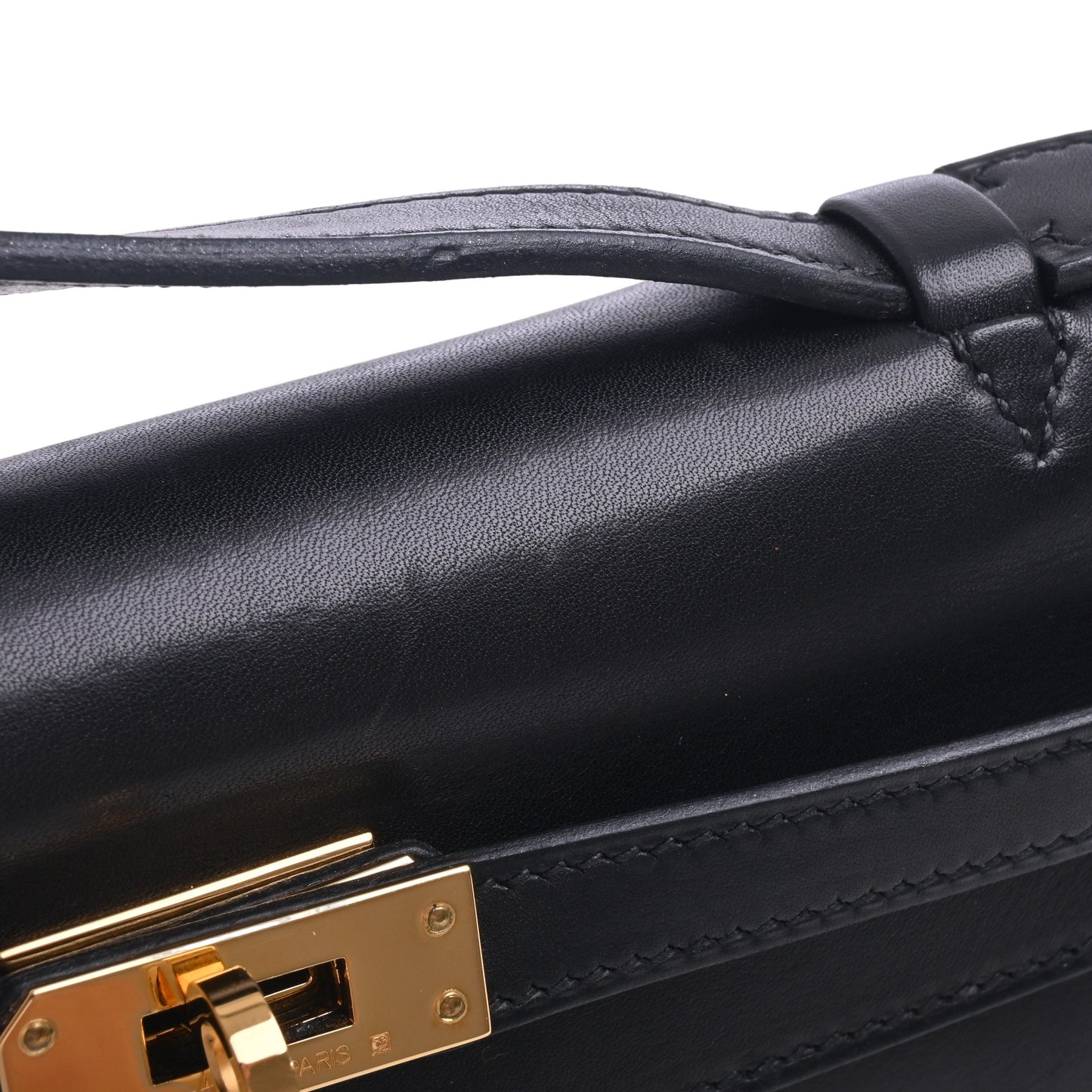 HERMES ポシェットケリー ヴォースイフト 黒 GP □J刻印