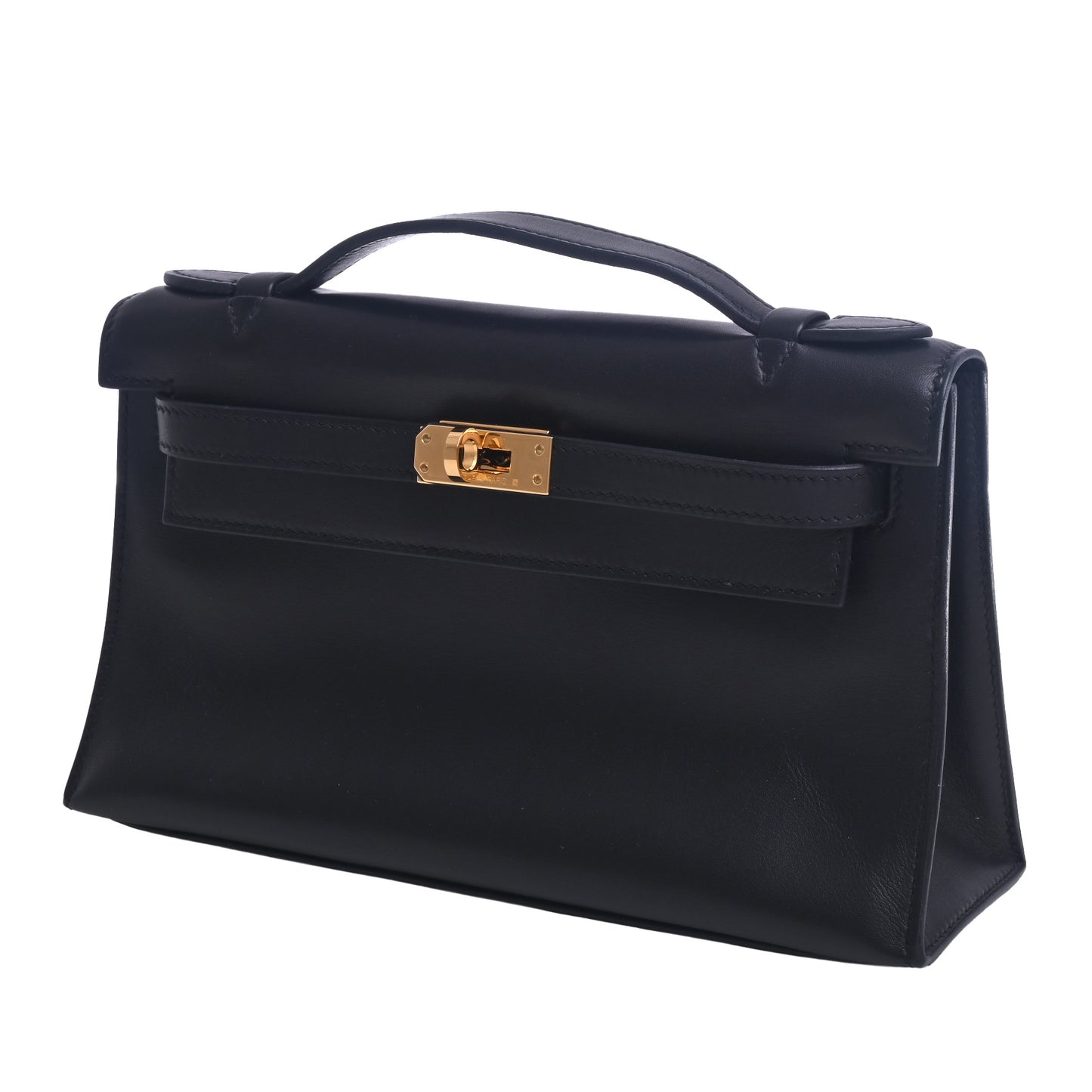 HERMES ポシェットケリー ヴォースイフト 黒 GP □J刻印