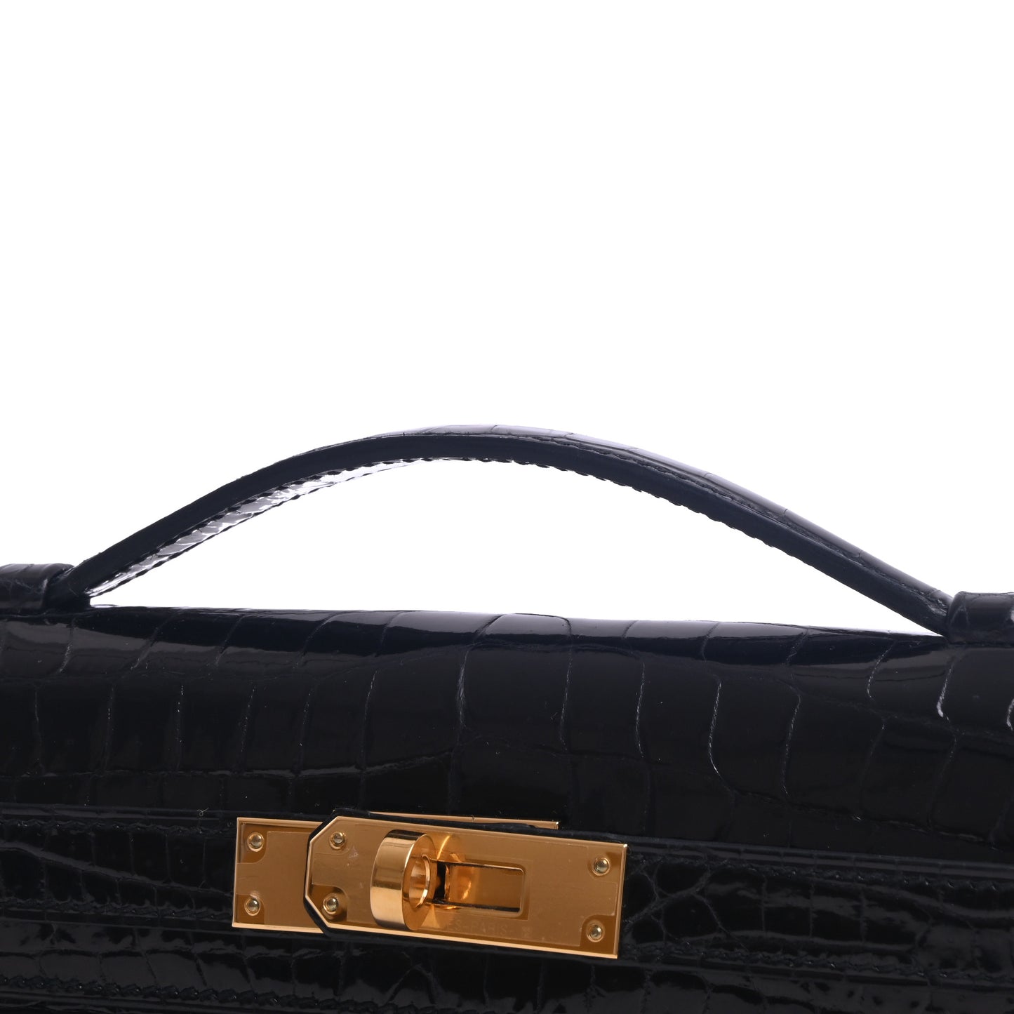 HERMES ケリーカット ポロサス 黒 GP D刻印