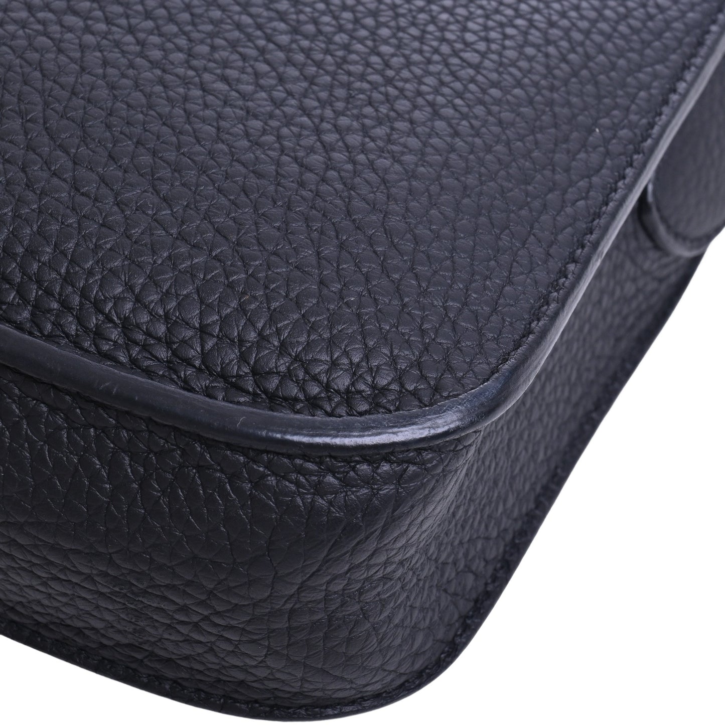 HERMES ポシェットスティーブ トリヨンクレマンス 黒 SS □N刻印
