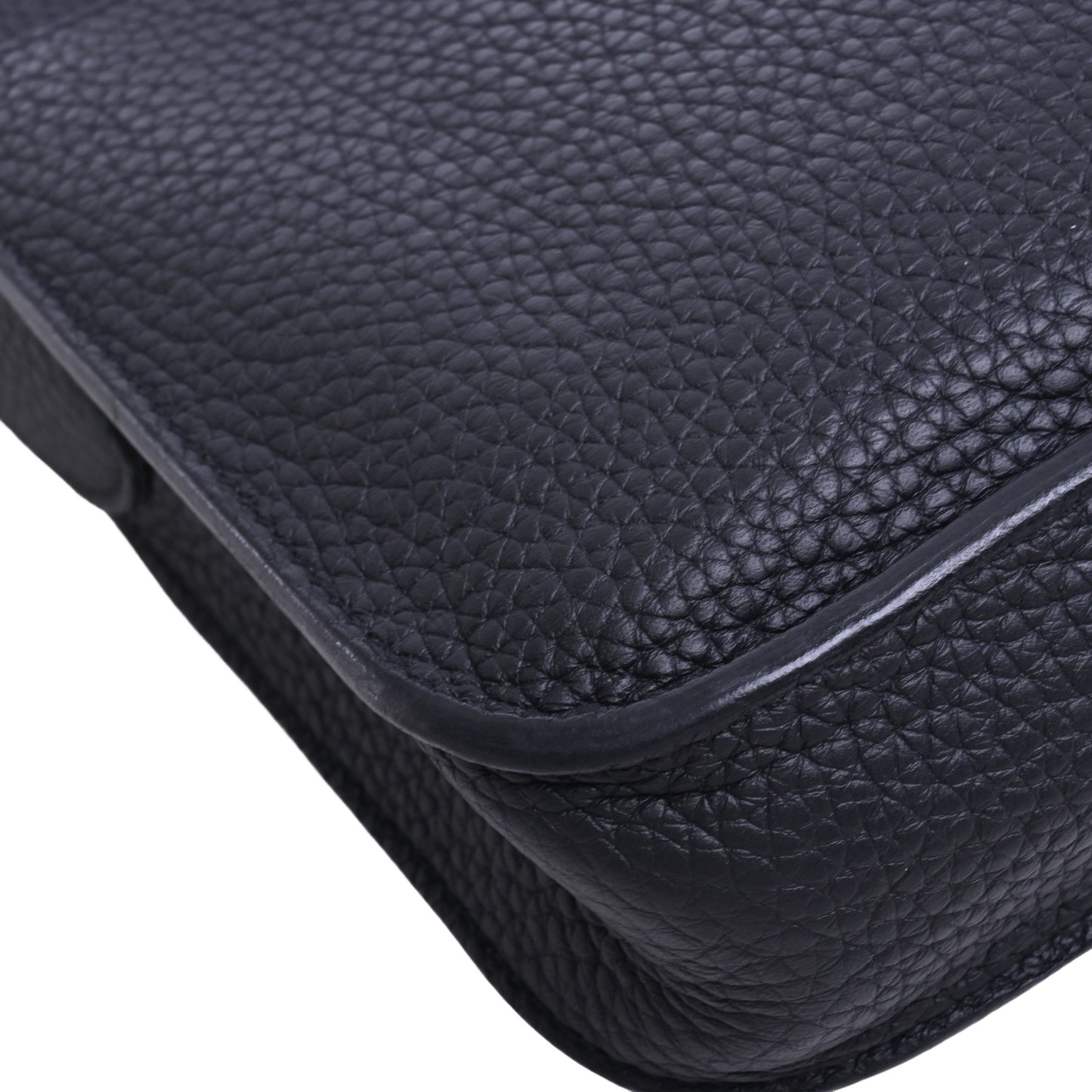 HERMES ポシェットスティーブ トリヨンクレマンス 黒 SS □N刻印