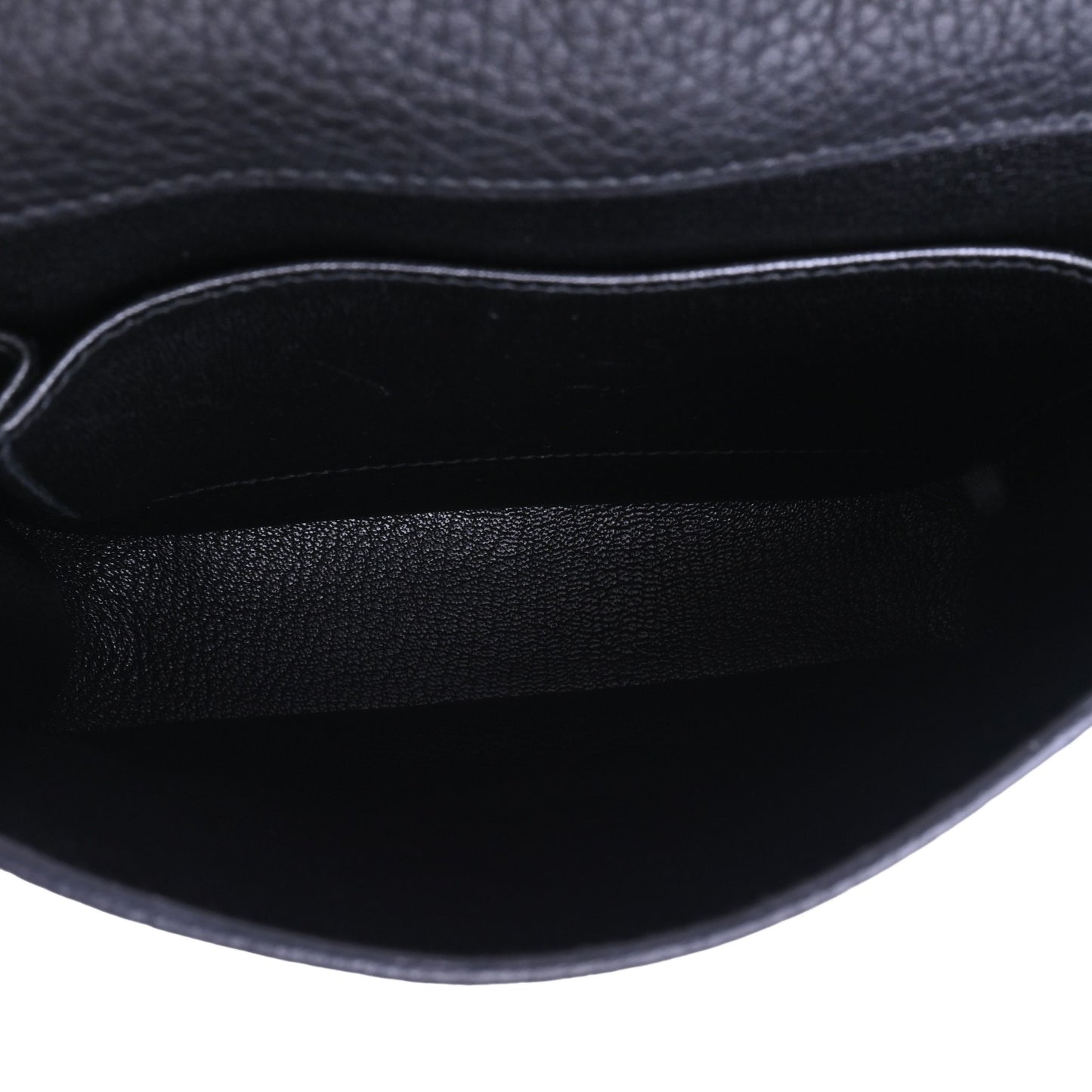 HERMES ポシェットスティーブ トリヨンクレマンス 黒 SS □N刻印