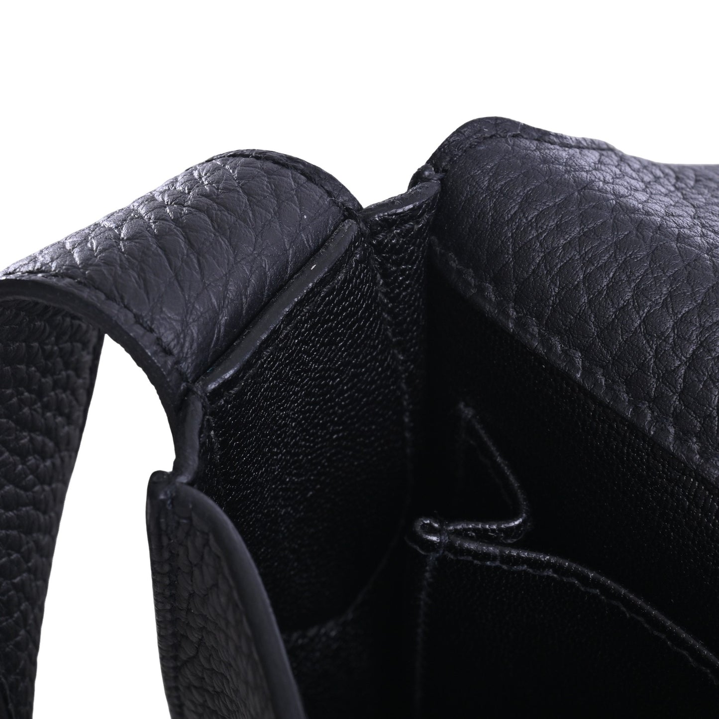 HERMES ポシェットスティーブ トリヨンクレマンス 黒 SS □N刻印