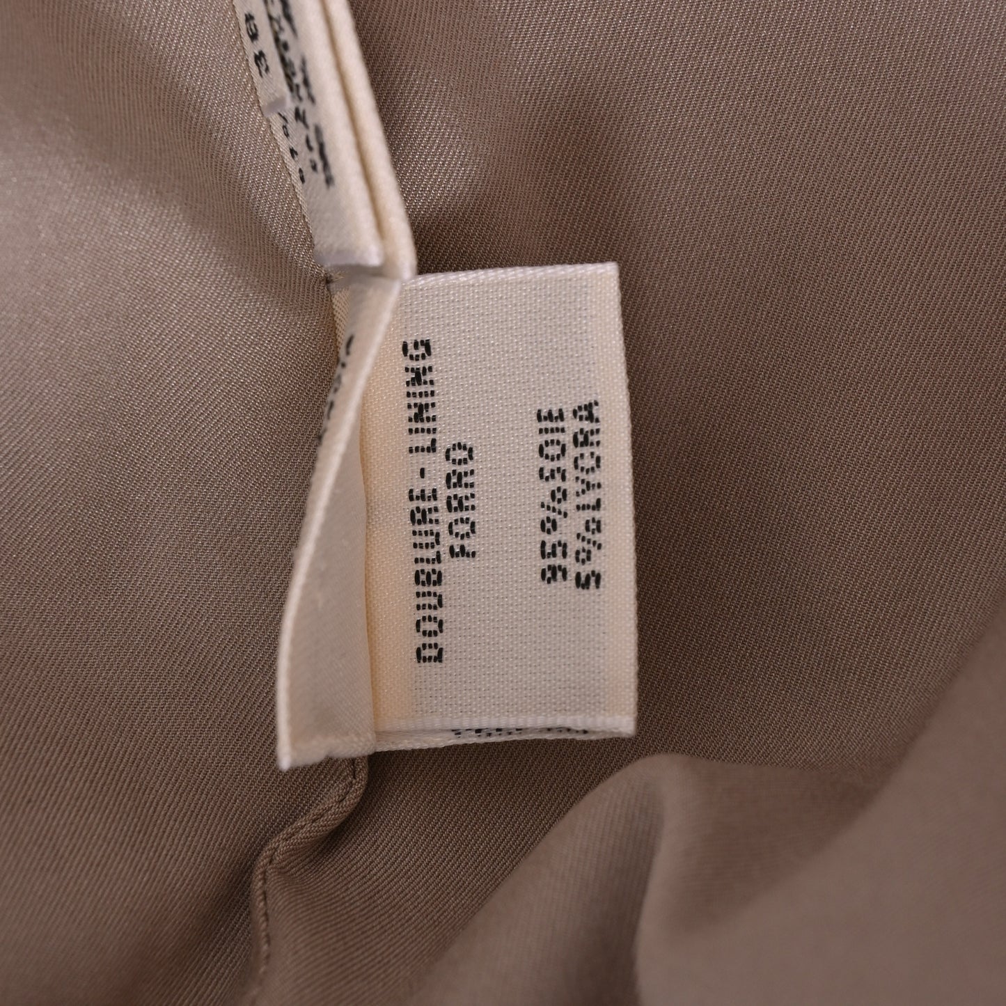 HERMES スカート ウール ベージュ 38