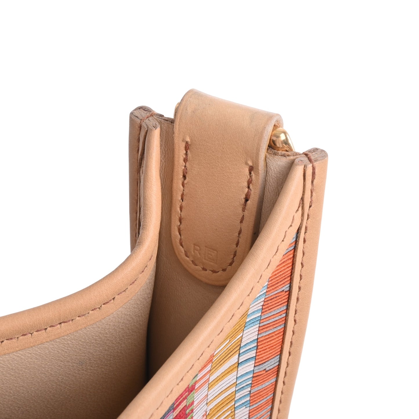 HERMES エヴリン1PM ヴィブラートスニップ ボックスネパール マルチカラー ベージュ GP □E刻印