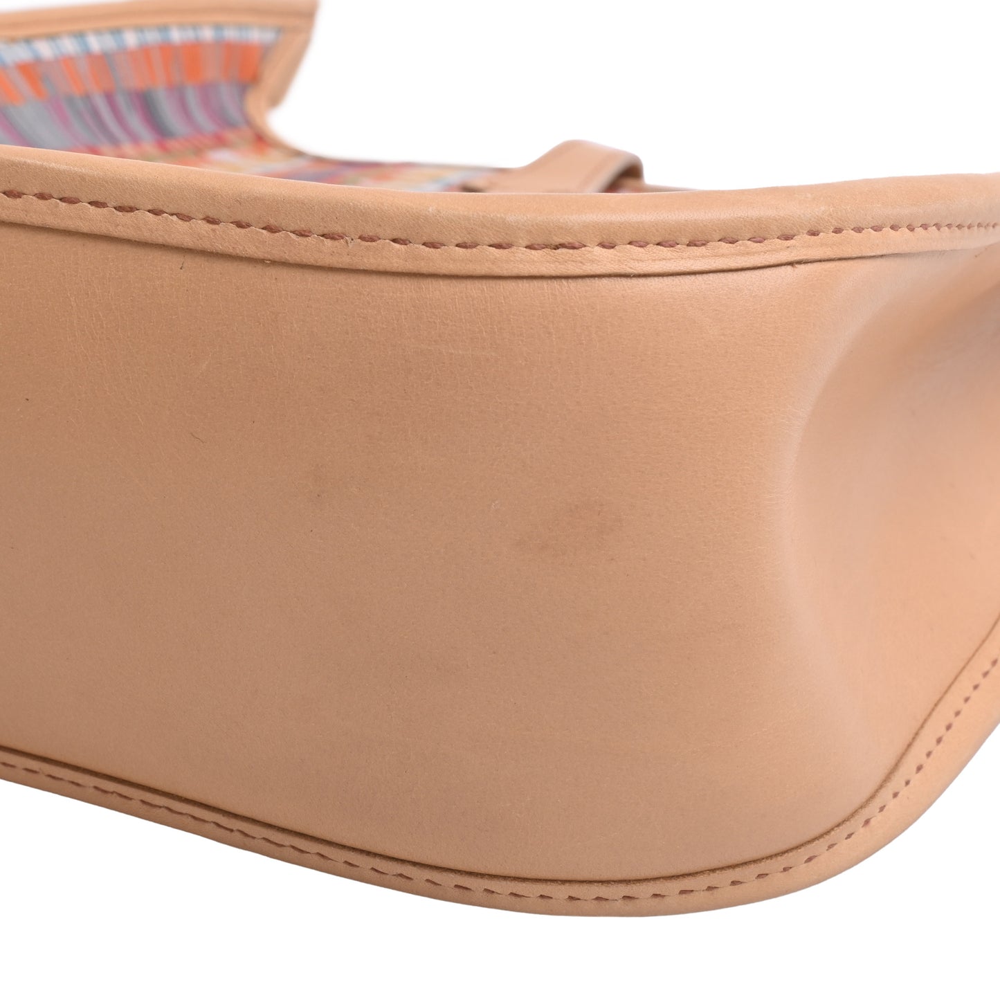 HERMES エヴリン1PM ヴィブラートスニップ ボックスネパール マルチカラー ベージュ GP □E刻印