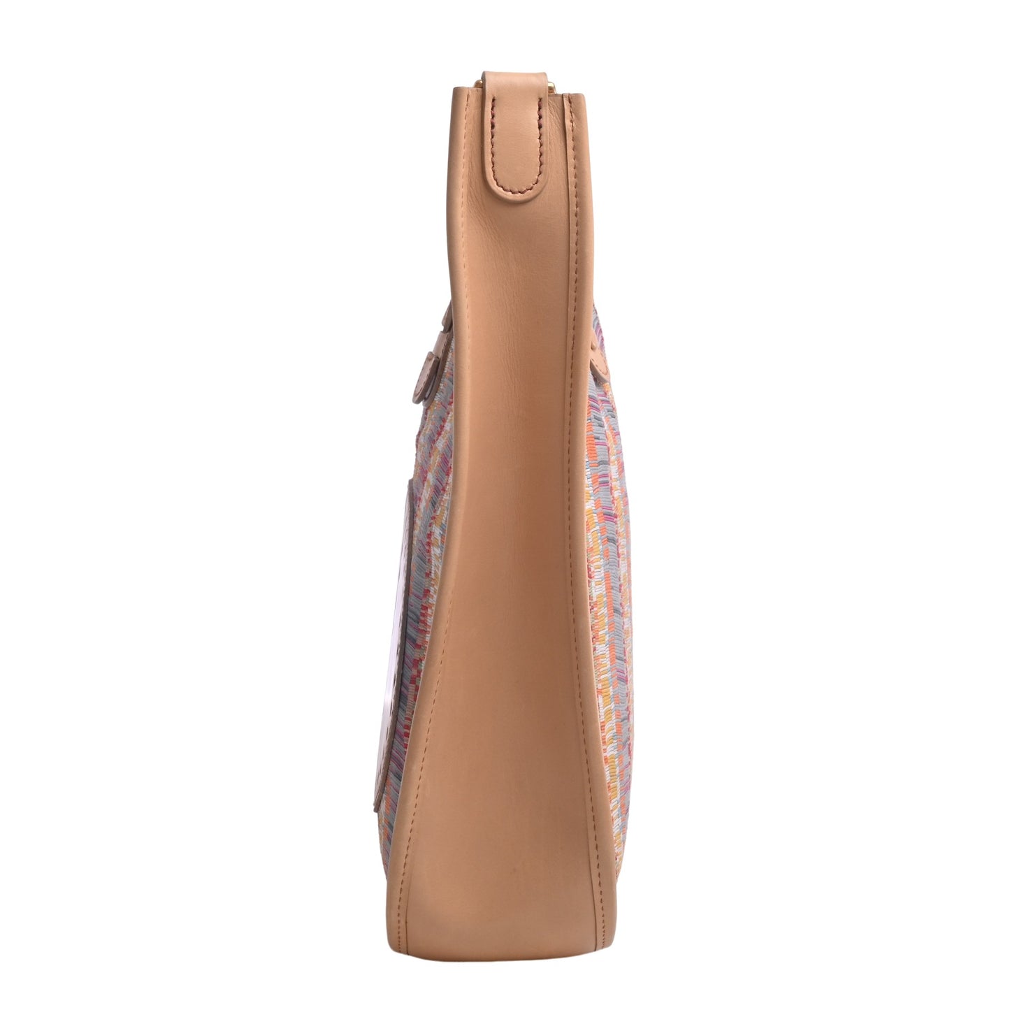 HERMES エヴリン1PM ヴィブラートスニップ ボックスネパール マルチカラー ベージュ GP □E刻印
