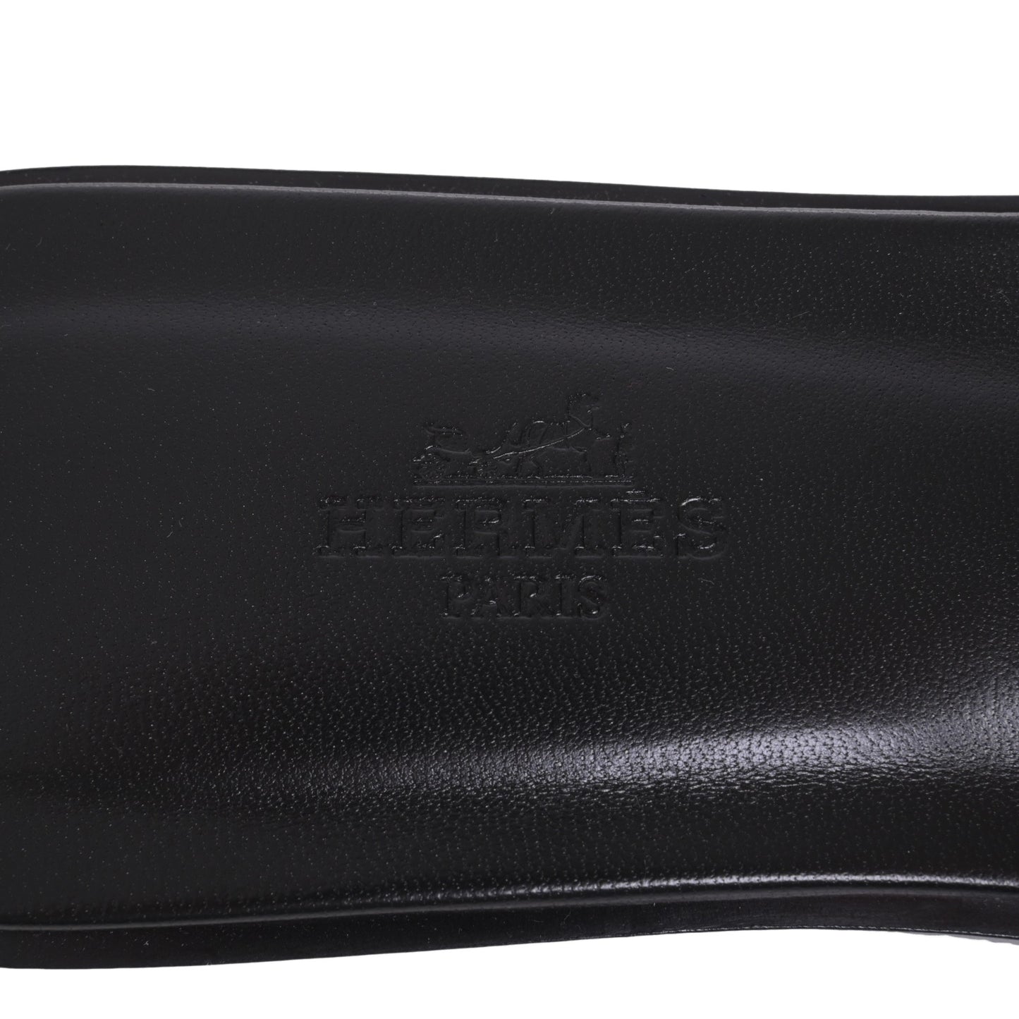 HERMES サンダル オラン 黒 38