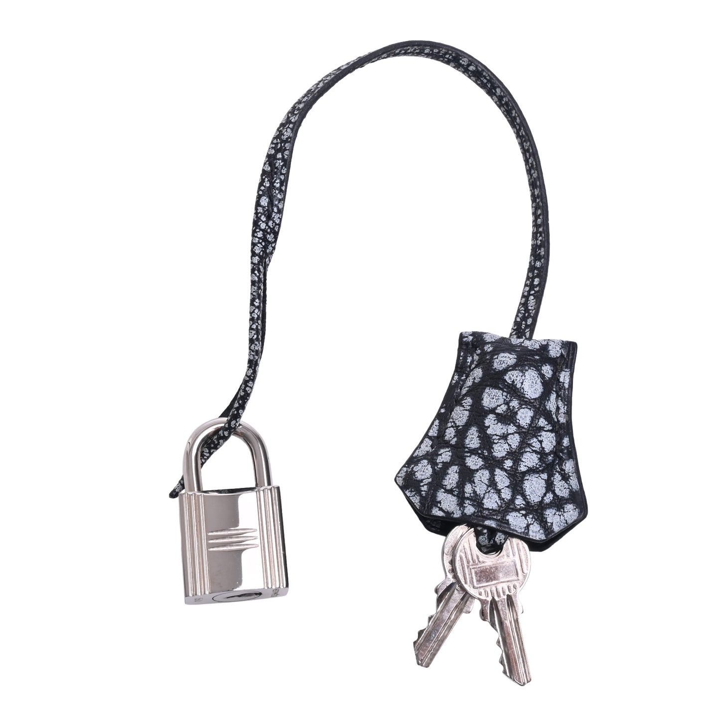 HERMES バーキン30 ダルメシアン 黒 SS □I刻印