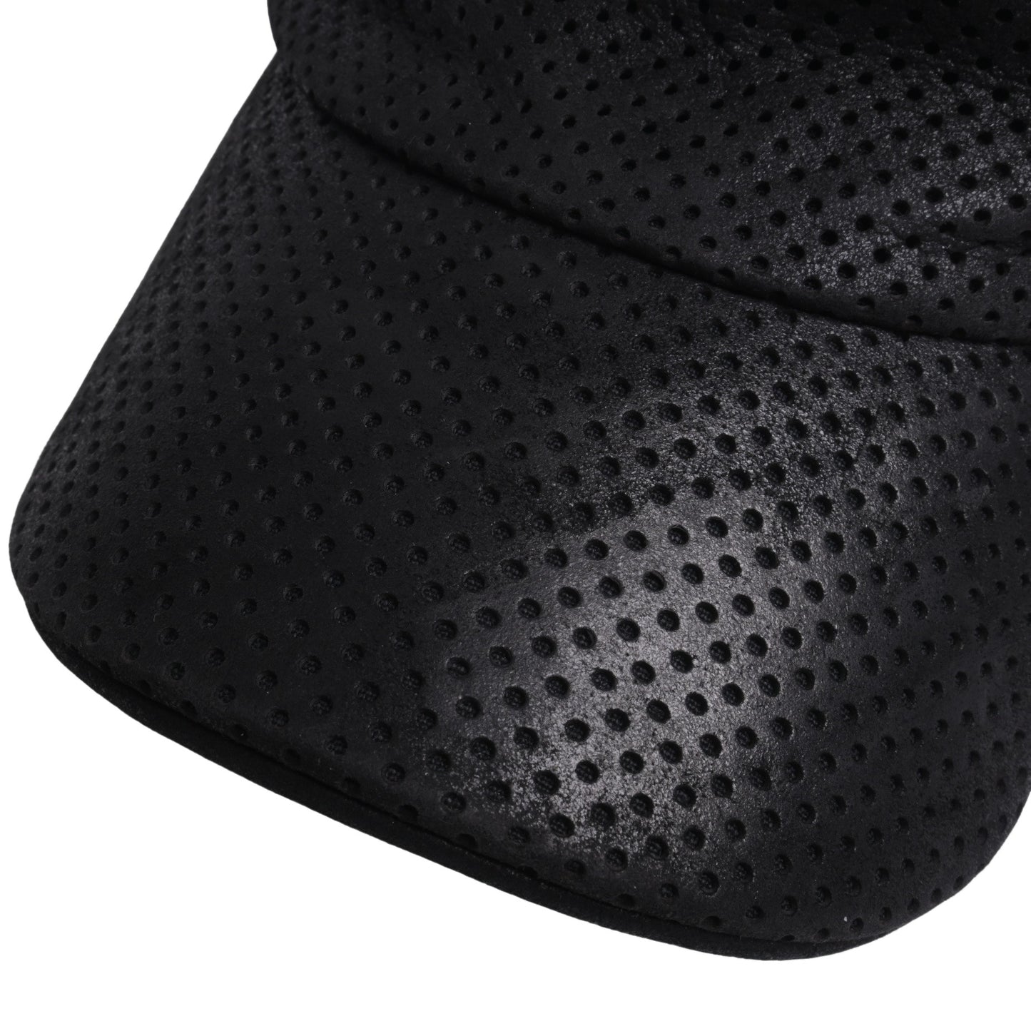 HERMES ジェットキャップ パンチングレザー 黒 61