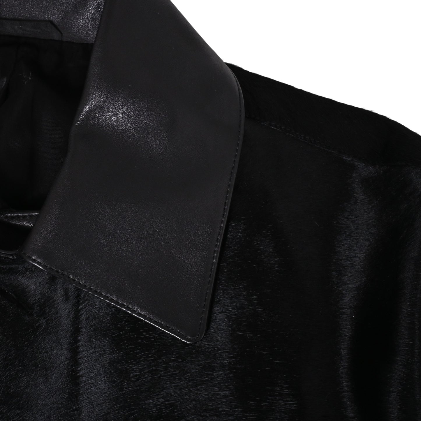 HERMES トレンチコート トロイカ カーフ 黒 44