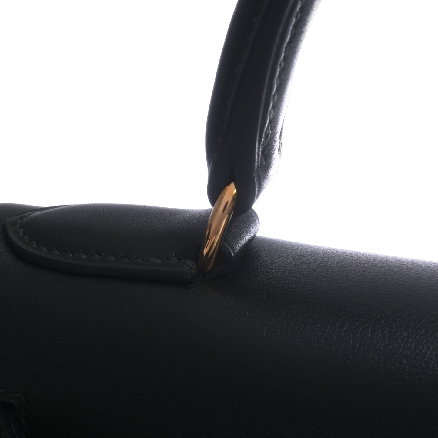 HERMES ケリー28 ヴォーガリバー グリーン GP □C刻印