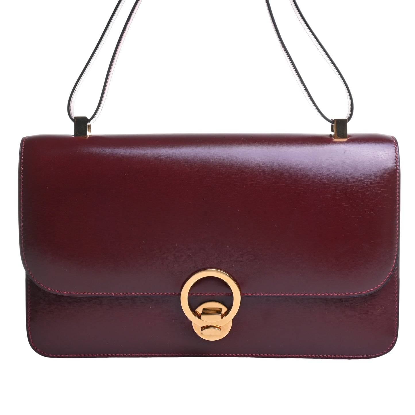 HERMES リングドゥ ボックスカーフ ルージュアッシュ GP 〇K刻印