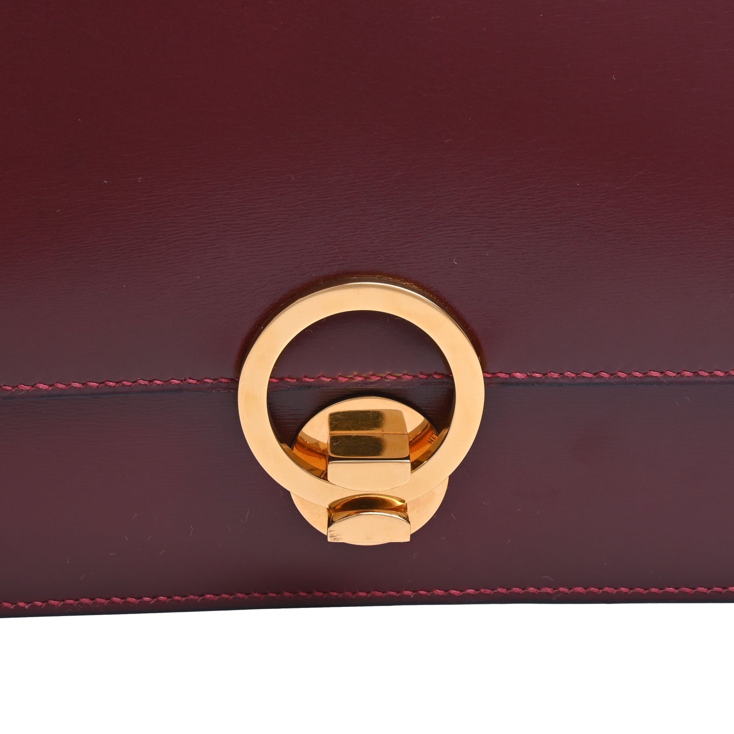 HERMES リングドゥ ボックスカーフ ルージュアッシュ GP 〇K刻印