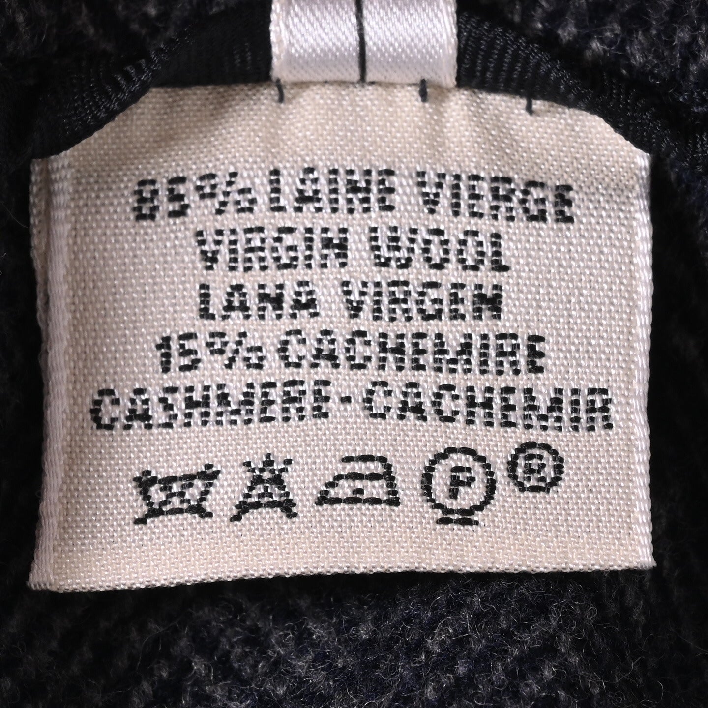 HERMES スラックス ウール混 グレー 36