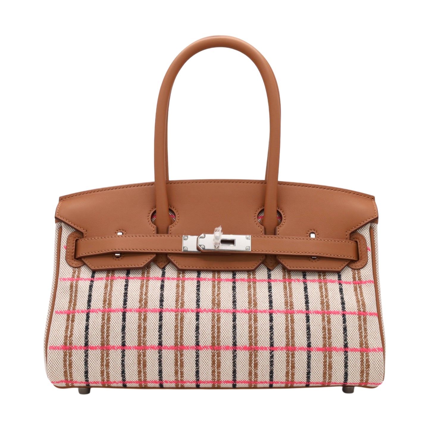 Birkin Shoulder Light 29 Voor Swift Toile Ash Gold SS K engraved