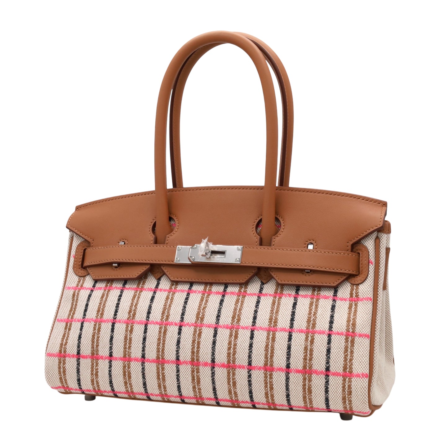 Birkin Shoulder Light 29 Voor Swift Toile Ash Gold SS K engraved