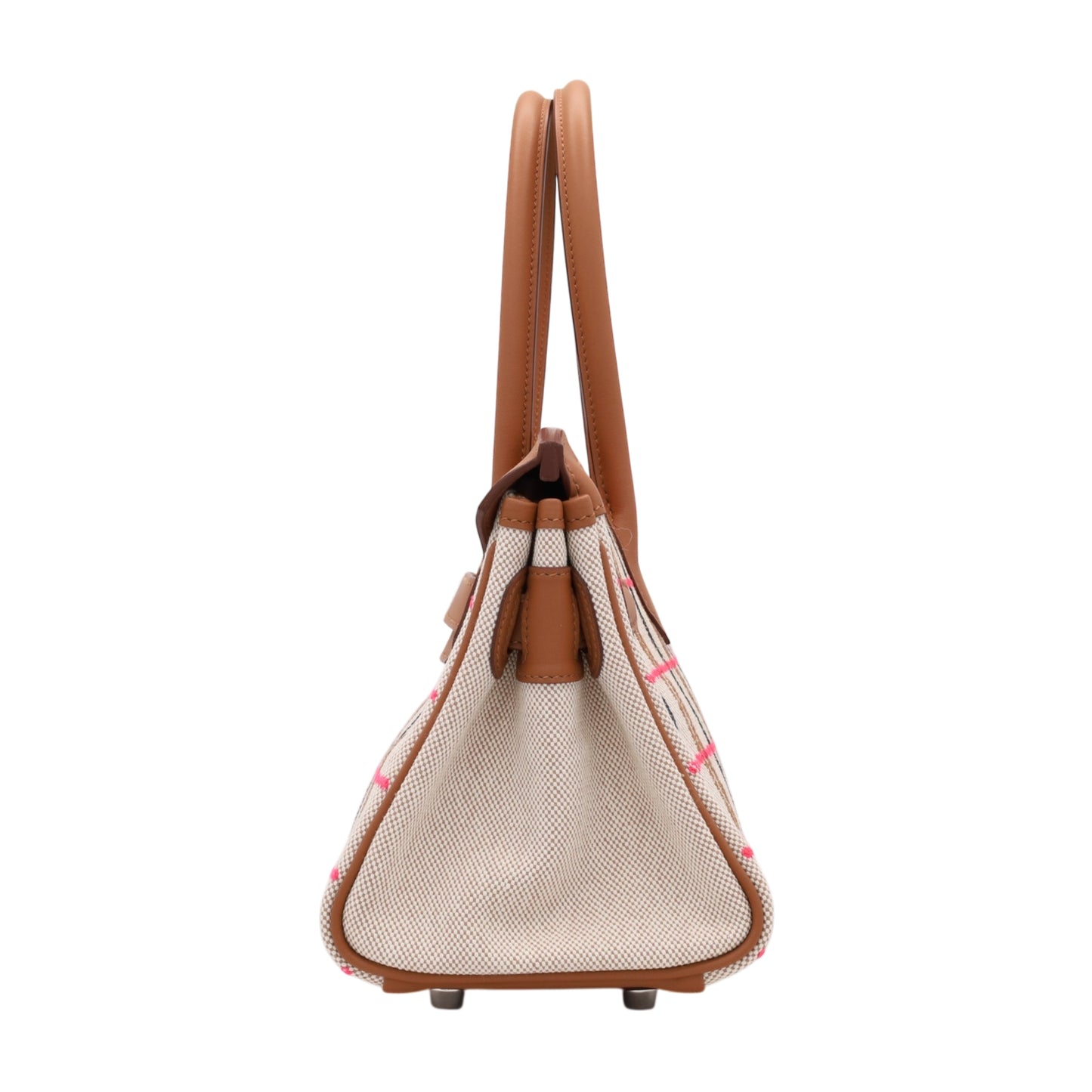 Birkin Shoulder Light 29 Voor Swift Toile Ash Gold SS K engraved
