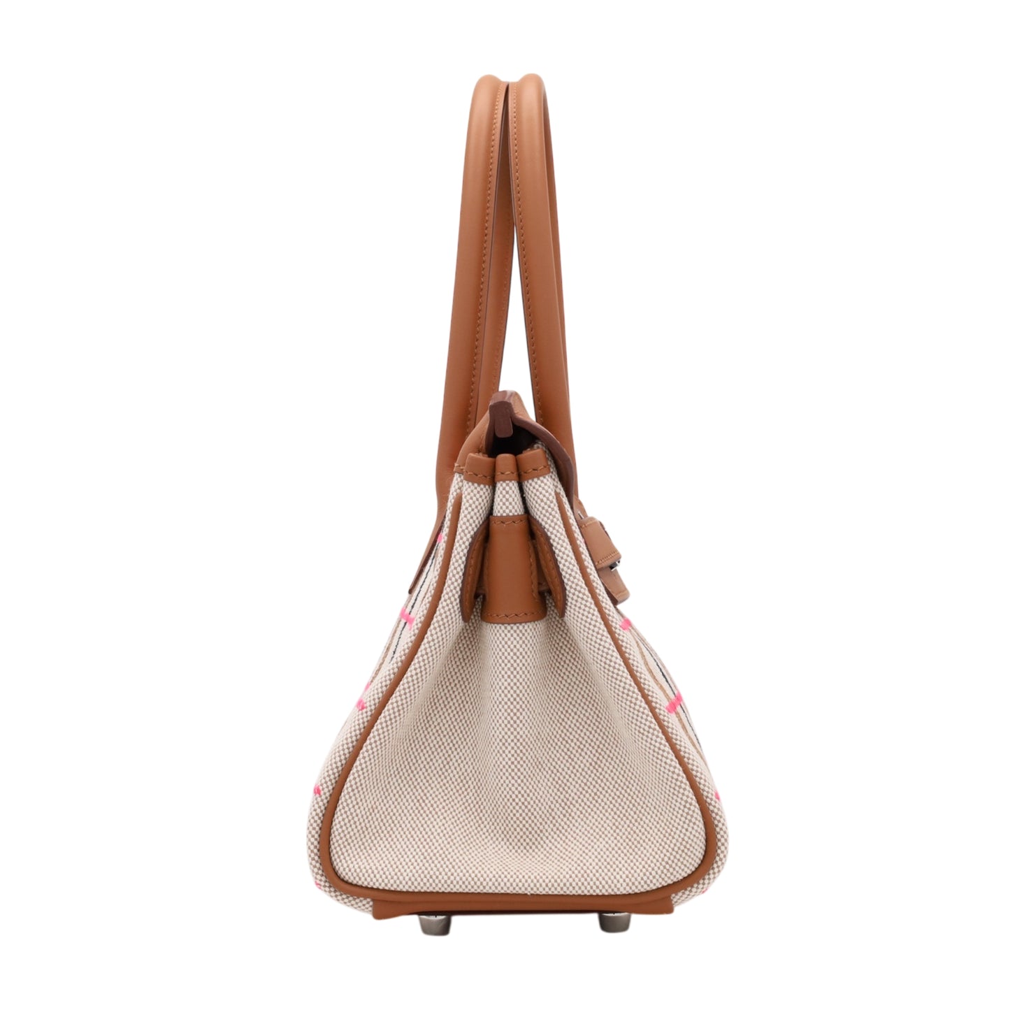 Birkin Shoulder Light 29 Voor Swift Toile Ash Gold SS K engraved