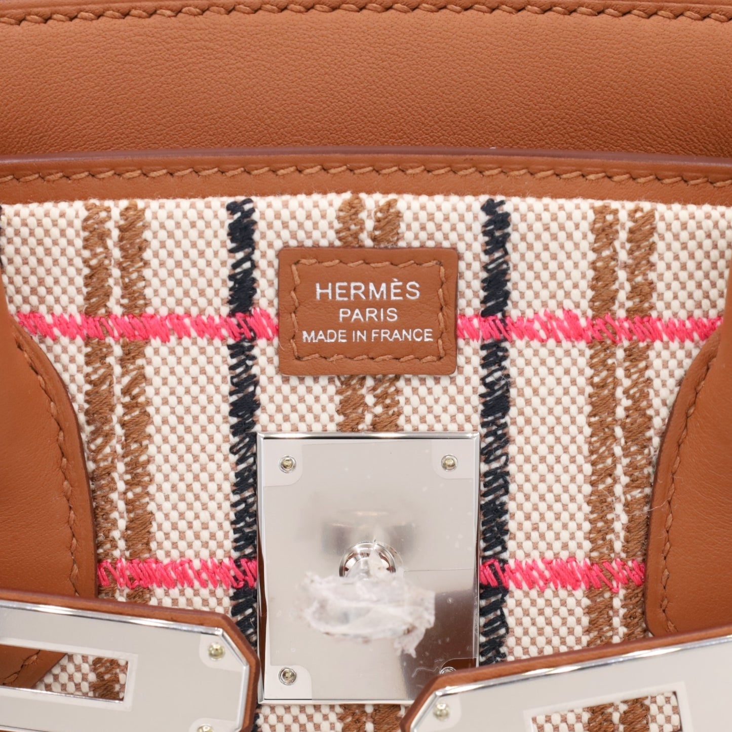 Birkin Shoulder Light 29 Voor Swift Toile Ash Gold SS K engraved