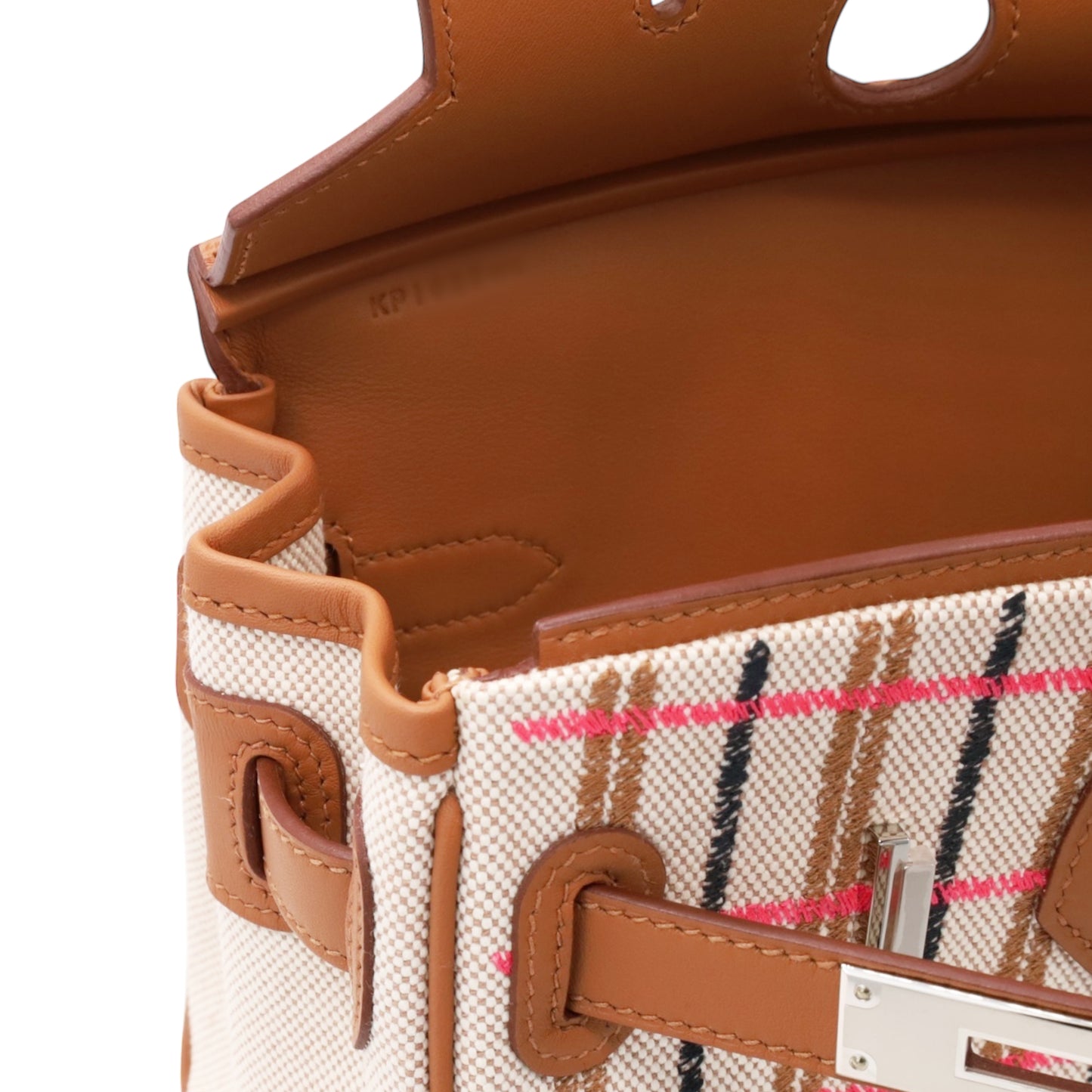 Birkin Shoulder Light 29 Voor Swift Toile Ash Gold SS K engraved