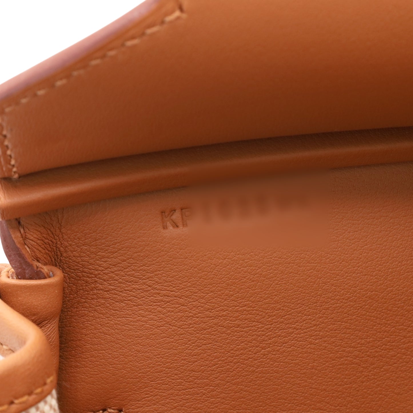 Birkin Shoulder Light 29 Voor Swift Toile Ash Gold SS K engraved
