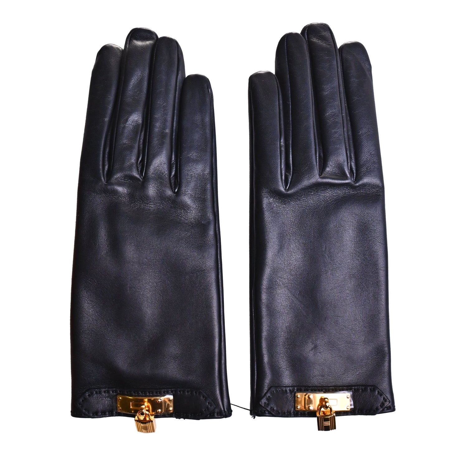 HERMES ケリーグローブ レザー 黒 GP 7
