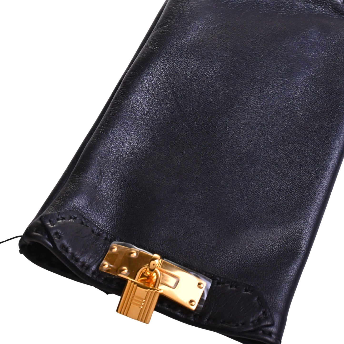 HERMES ケリーグローブ レザー 黒 GP 7