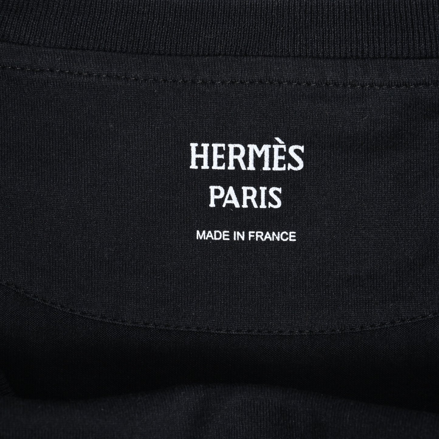 HERMES Tシャツ クリッククラック コットン 黒 42
