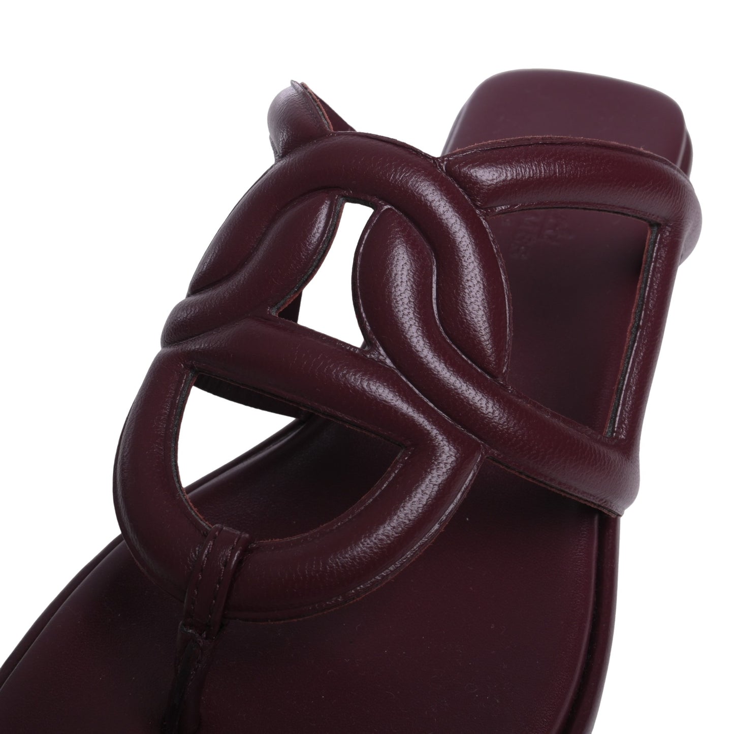 HERMES サンダル ジプシー ボルドー 37