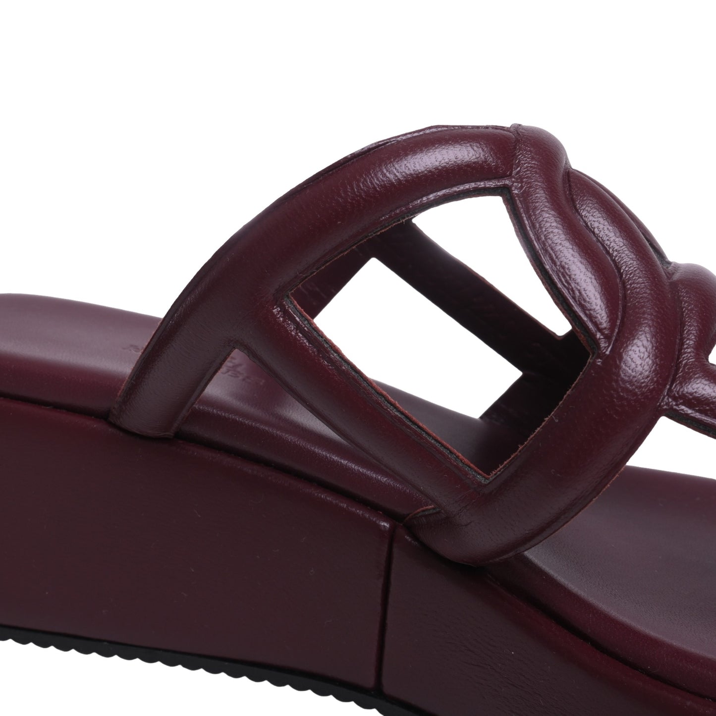 HERMES サンダル ジプシー ボルドー 37