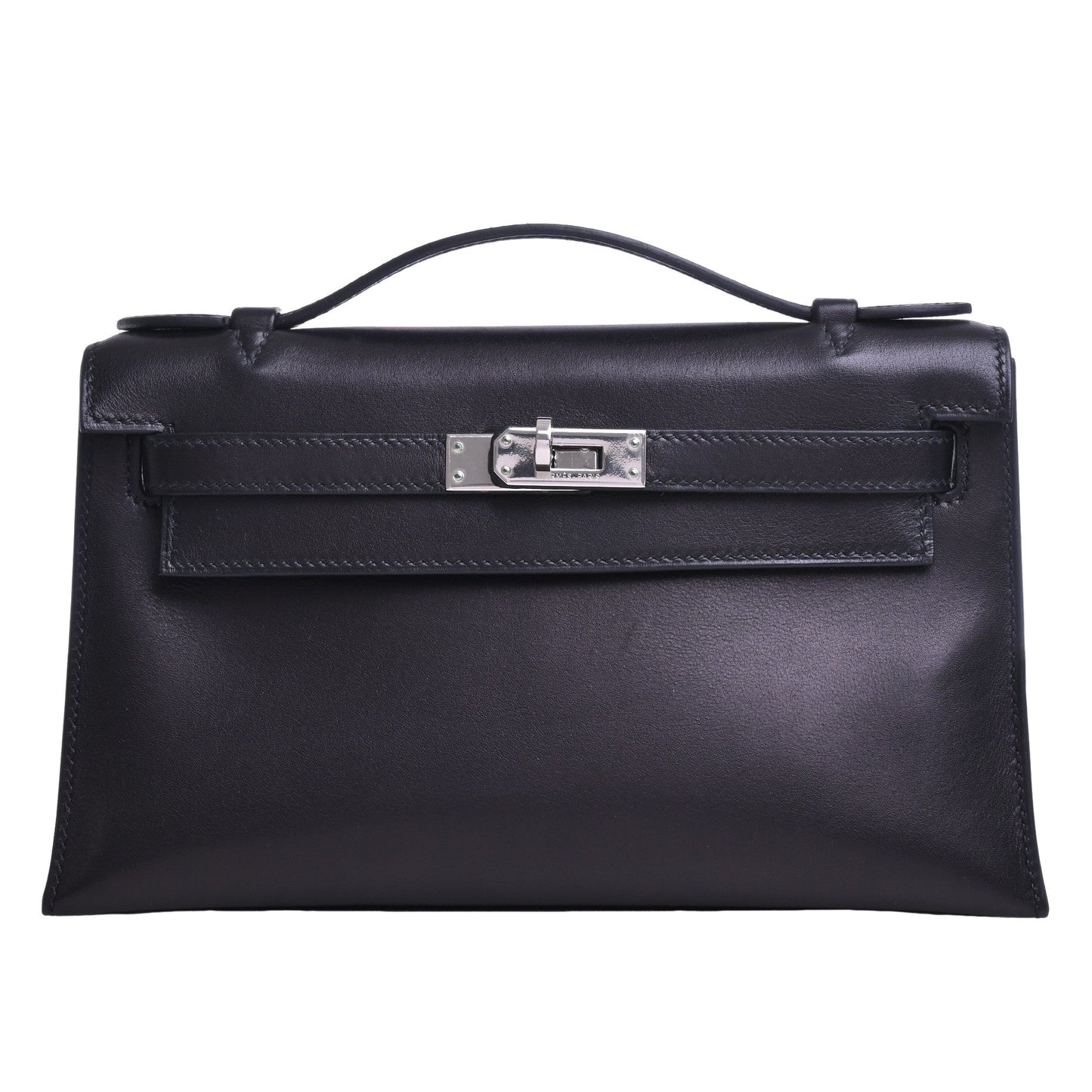Pochette Kelly Voor Swift Black SS □I engraved