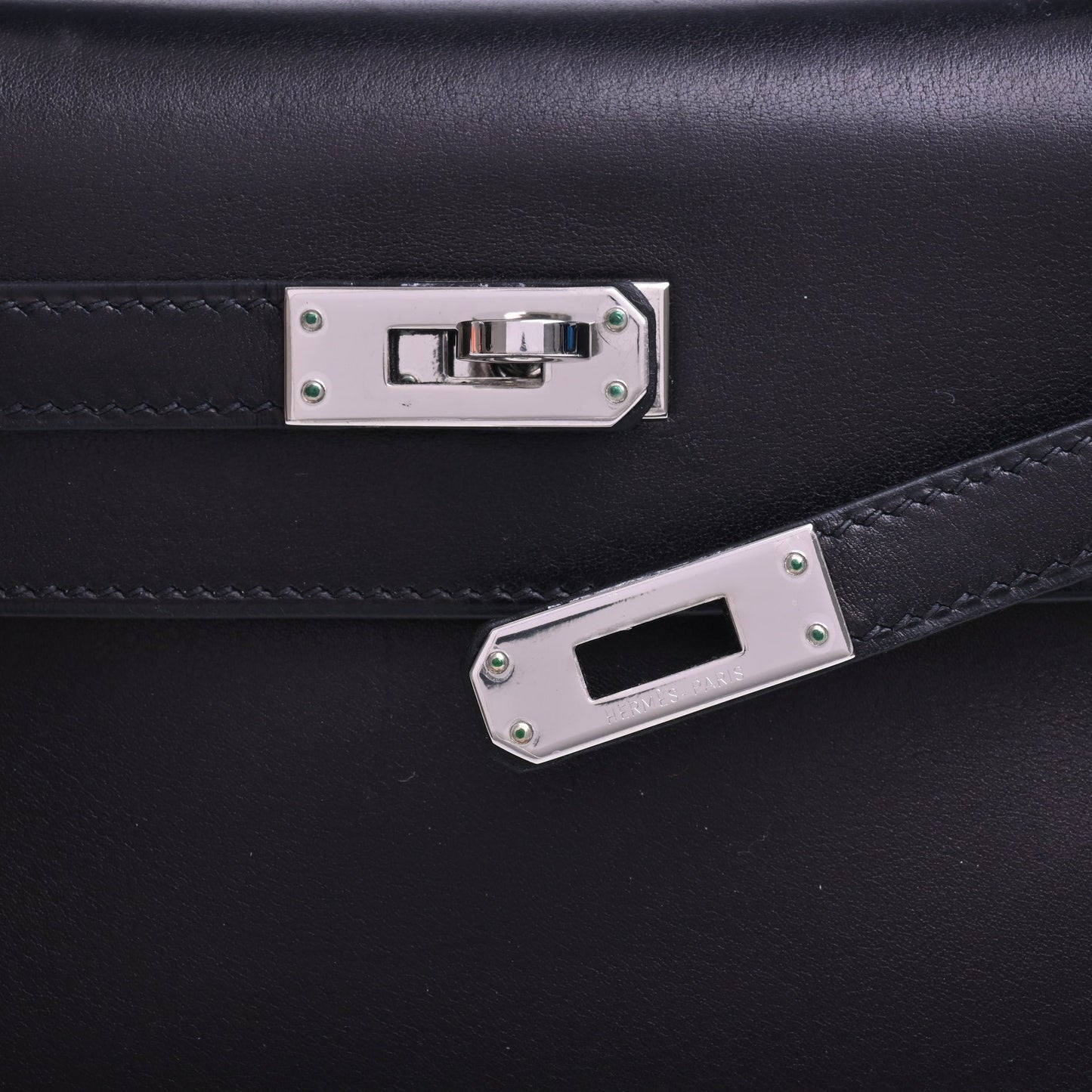 Pochette Kelly Voor Swift Black SS □I engraved
