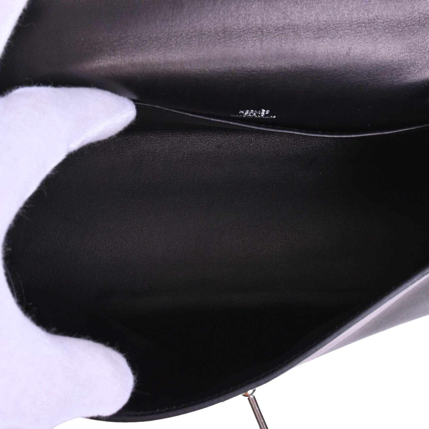 Pochette Kelly Voor Swift Black SS □I engraved