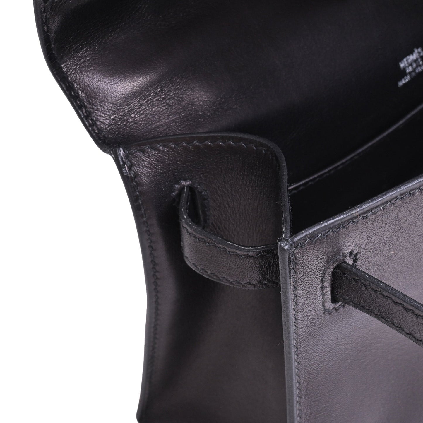 Pochette Kelly Voor Swift Black SS □I engraved