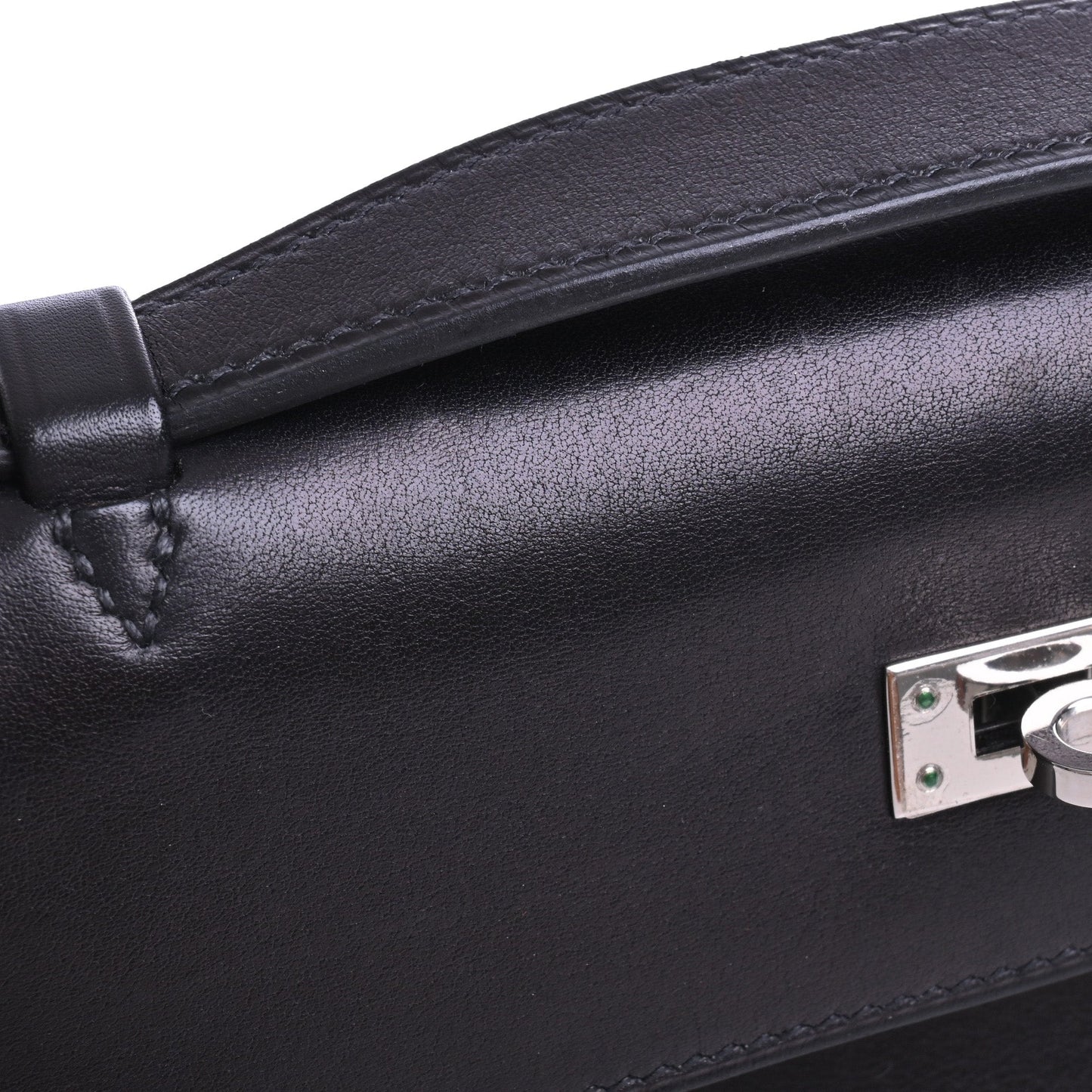 Pochette Kelly Voor Swift Black SS □I engraved