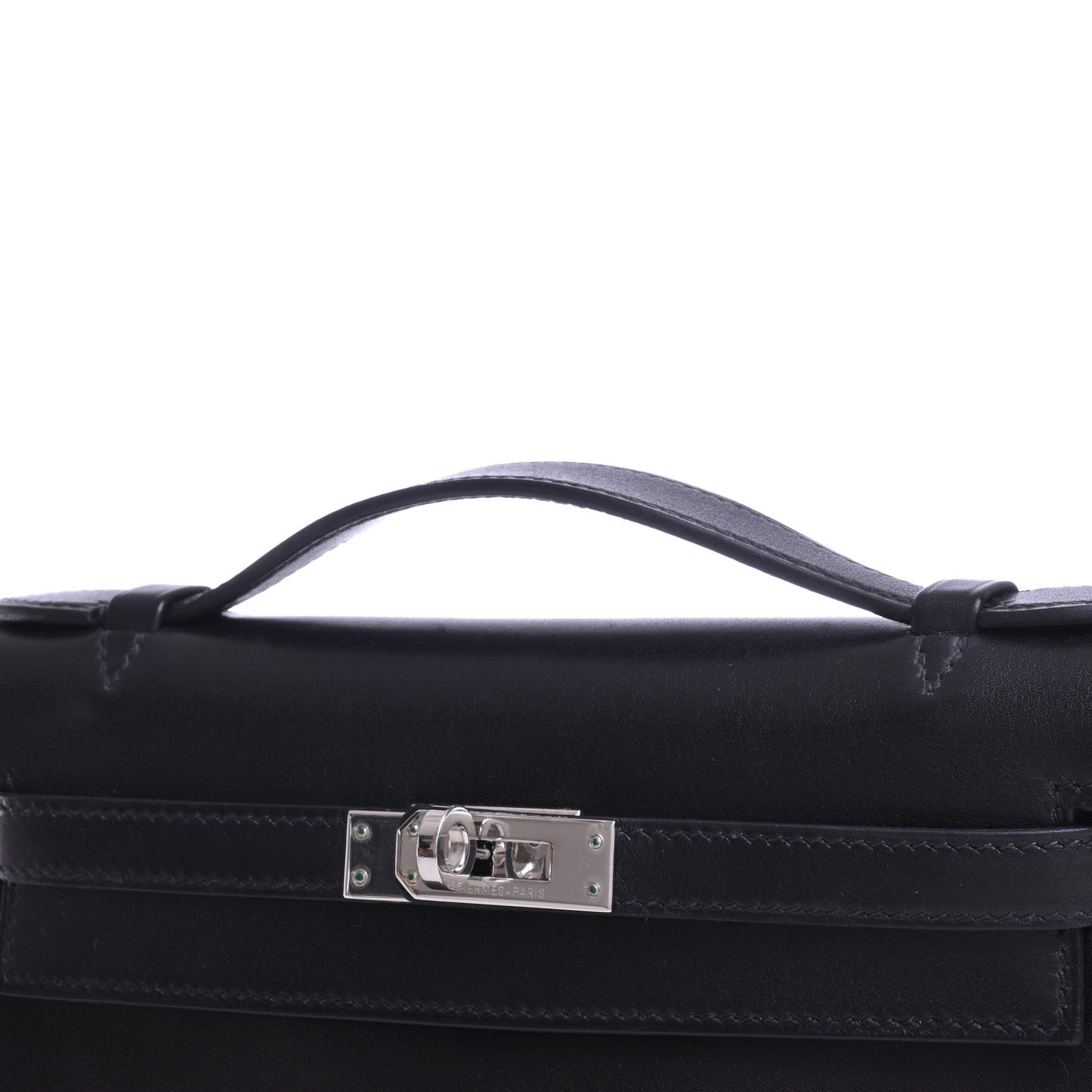 Pochette Kelly Voor Swift Black SS □I engraved