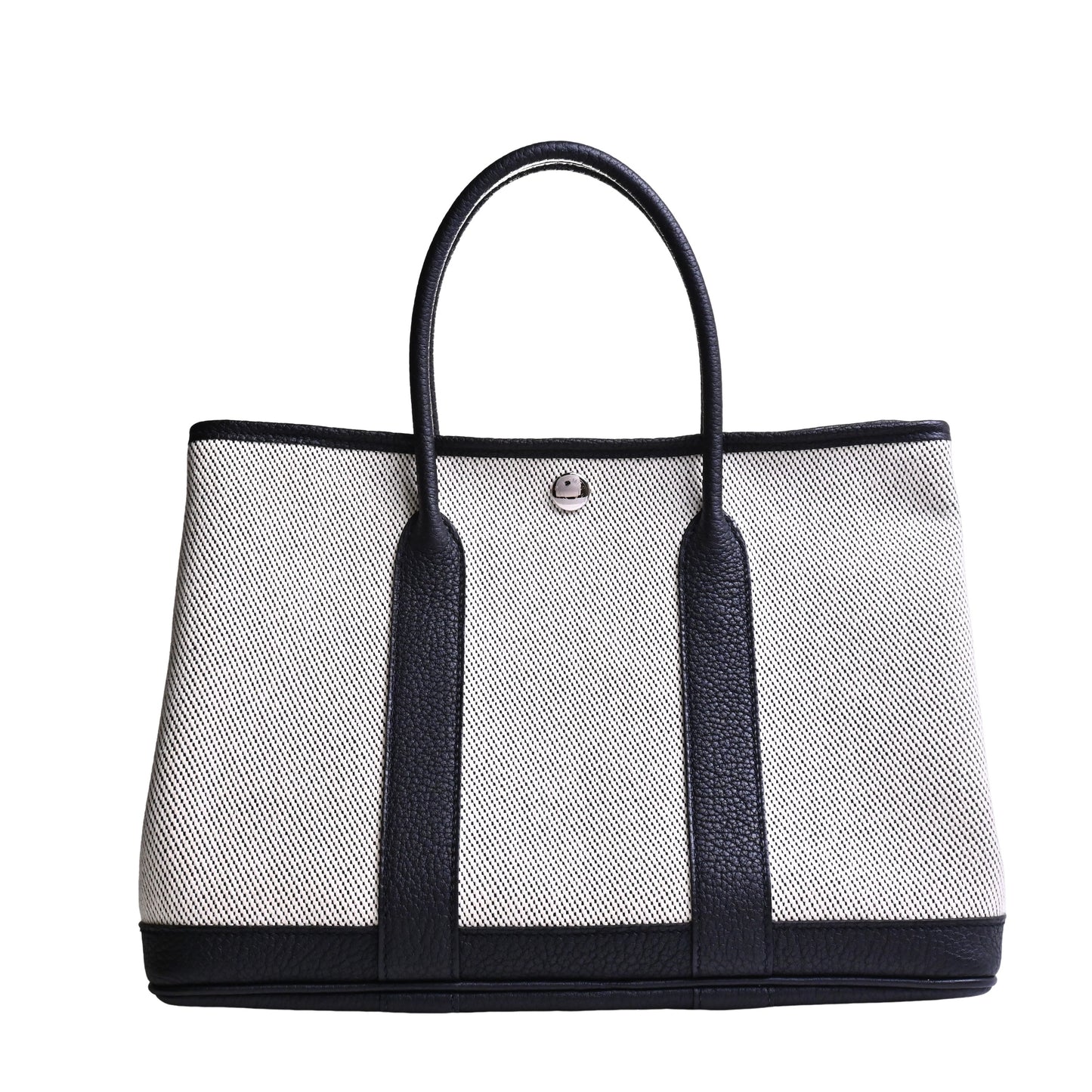 HERMES ガーデンパーティTPM トワル ネゴンダ 黒 U刻印