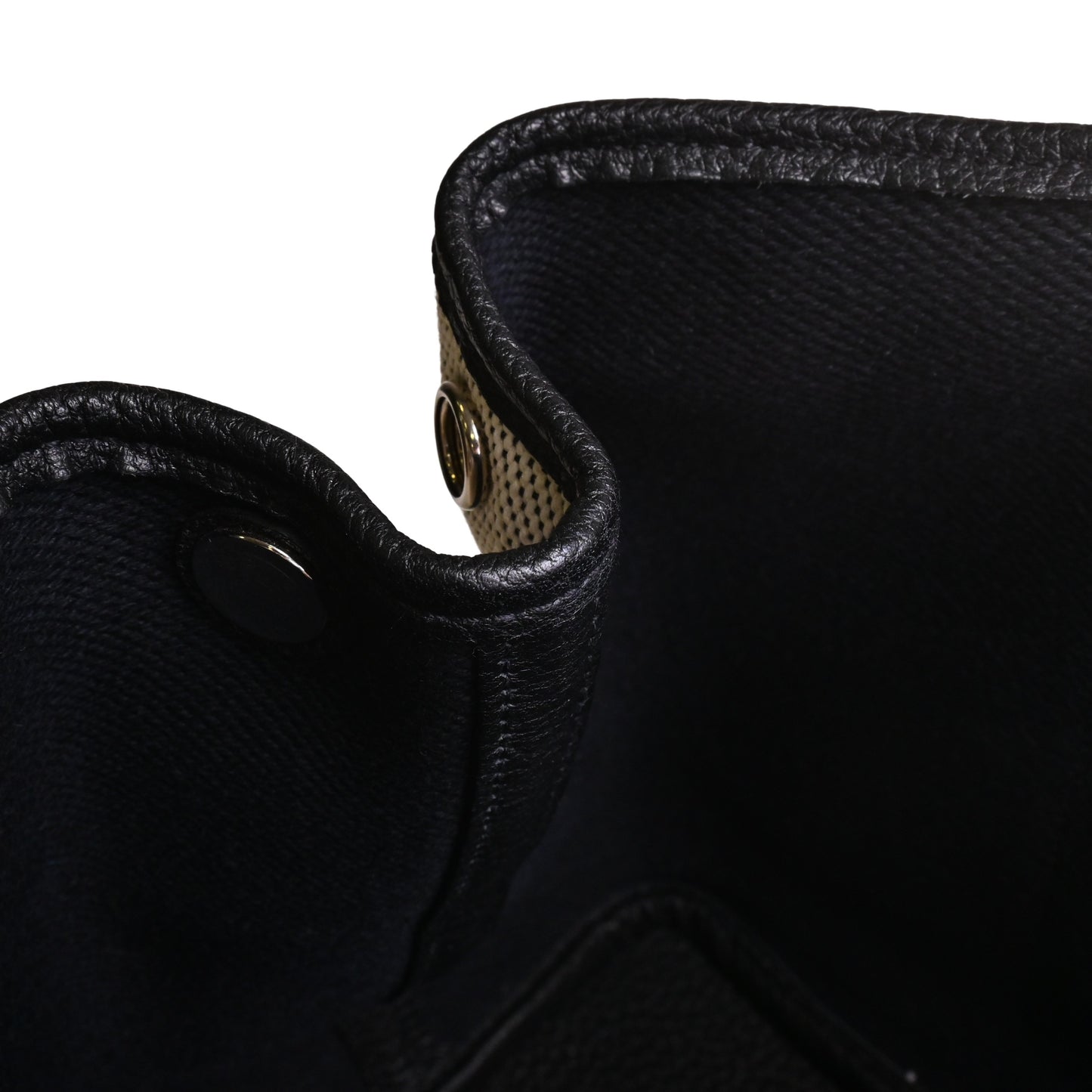HERMES ガーデンパーティTPM トワル ネゴンダ 黒 U刻印