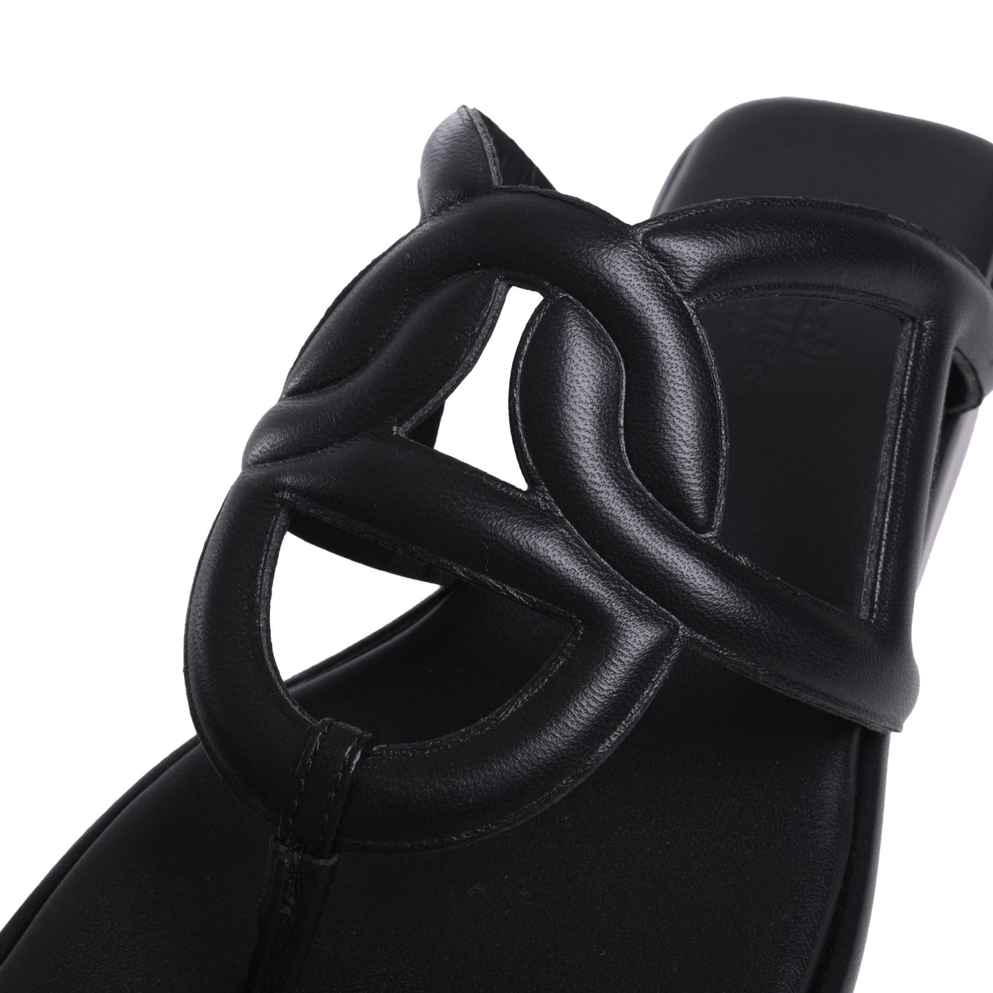 HERMES サンダル ジプシー 黒 37